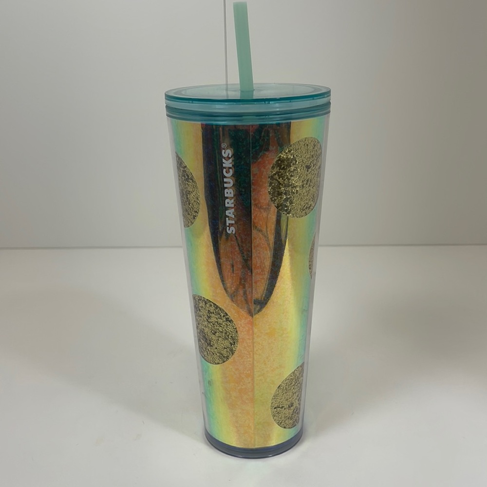 EUC Starbucks Glitter Polka Dot Cup